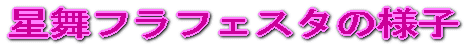 �����t���t�F�X�^�̗l�q 