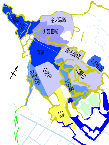 戦国時代の小田原城