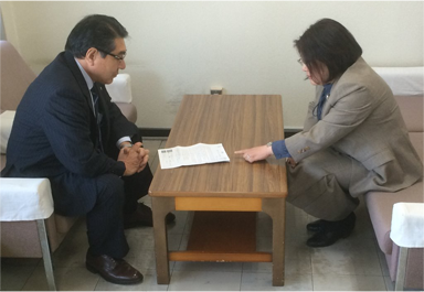 新しい教育長との話し合い